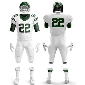 Premium quality American Football jersey with custom <b>name</b> number and logo printing for sports teams - Product Image 2