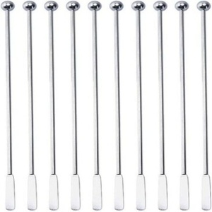 H.M.A Handicrafts Japanese <b>Cocktail</b> <b>Stirrer</b> Set Long Stainless Steel Mixing Spoon for Drinks Home Bar Party Use - Product Image 4