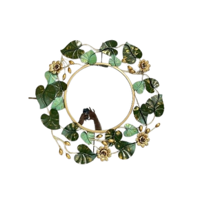 Espejo de pared redondo moderno de metal plateado de nuevo diseño con 10mm de espesor para decoración del hogar y hoteles/restaurantes - Product Image 2