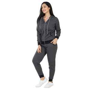 Survêtement doublé en polaire pour femmes sur mesure Respirant Fitness Training Jogging Survêtement pour la saison d'hiver Plus Size - Product Image 1