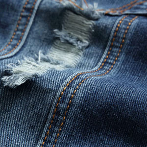 Chaleco Vaquero de Mezclilla Personalizado, Servicio de Fabricación Profesional, Alta Calidad, Estilo Desgastado, Transpirable - Product Image 3