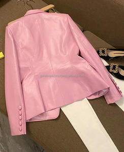 Chaqueta de Cuero PU de Moda con Cierre de Primera Calidad, Chaqueta Casual para Mujer al por Mayor, Fabricante de Chaquetas Transpirables para Mujer OEM - Product Image 2