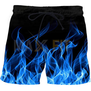 กางเกงขาสั้นชายหาดพิมพ์ลายด้วยการระเหิดของผู้ชายกางเกงขาสั้นสำหรับฤดูร้อนดีไซน์ชั้นนำแบบปรับแต่งได้สำหรับ3D - Product Image 4