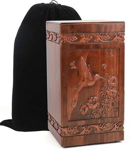 โกศเผาไม้สำหรับงานศพชายและหญิงโกศทำด้วยมือทันสมัยสำหรับงานศพตกแต่ง - Product Image 2