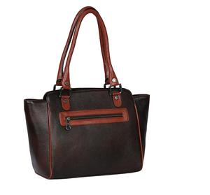 Logo personnalisé rétro sac à main en cuir pour les femmes motif uni fermeture à glissière bouton usage quotidien sac à main de créateur personnalisé - Product Image 5