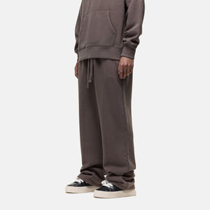 Pantalons de survêtement d'hiver pour hommes Pantalons décontractés à jambe droite 100% coton polaire Mi-léger Haute qualité Logo personnalisé Jogging - Product Image 2