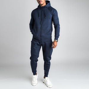 Ensemble survêtement homme personnalisé Ensembles fitness décontractés à la mode Lettre patchwork Sweat à capuche Pantalon de survêtement Streetwear sportif - Product Image 6