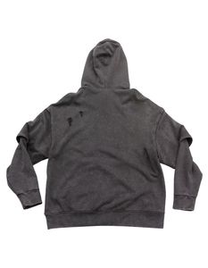 Sweat-shirts à capuche français surdimensionnés pour hommes, streetwear, 100% coton, imprimé en relief, style hip-hop, double manches, hiver - Product Image 2