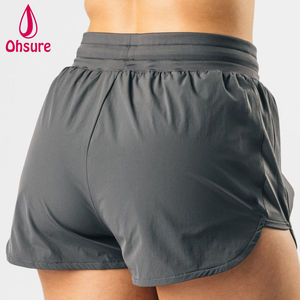 Services OEM Shorts de compression de gymnastique en cours d'exécution en différentes tailles des prix abordables Shorts de compression pour hommes teints en couleur unie - Product Image 3