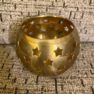Latest Product Metal <b>Candle</b> Jar Hammered Design Round <b>Candle</b> Making Votive Jar Home Lighting Decoration and Tabletop Decorate - Product Image 2