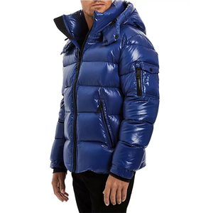 Chaqueta de Burbuja con Capucha Personalizada al por Mayor, para Hombre, Transpirable, Impermeable, Ecológica, con Logotipo Frontal, para Invierno - Product Image 1