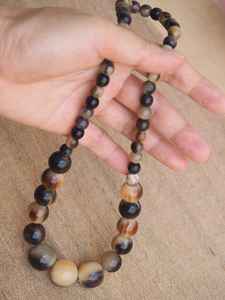 Collar de cuerno de búfalo de alta calidad, collar de cuerno Natural de Color miel ámbar, joyería de cuerno de búfalo para mujer, moda - Product Image 5