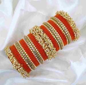 Traditional Design <b>Indian</b> & Pakistani Bridal Churiyan Sets Latest Collection Handmade Women Bridal Churiyan <b>Bangles</b> Available - Product Image 3
