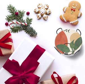 Classic Home Kitchen Cup Holder Custom Shape Round <b>Marble</b> <b>Coaster</b> with Brass Inlay Mats & Pads - Product Image 3