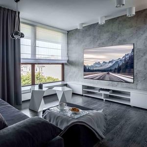 Téléviseur intelligent 4K de 65 pouces avec processeur IA, tuner numérique intégré, compatibilité audio immersive pour assistants vocaux, écran tactile noir - Product Image 5