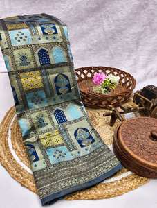 ส่าหรีที่ดูสวยงามสวมใส่สำหรับงานปาร์ตี้ - Product Image 4