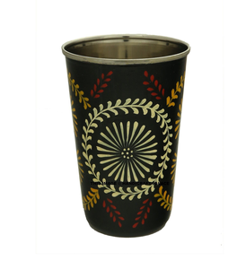 Modern Luxury Steel <b>Enameled</b> Print Drinking Beverages Drinks Party Wedding Serving Glass Top Design Product - Product Image 5