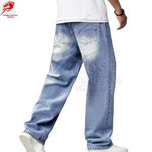 Jean baggy homme style charpentier premium, conçu avec des poches utilitaires fonctionnelles, coupe décontractée et tissu durable. - Product Image 2