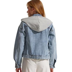 Chaquetas de Mujer Lisas con Diseño de Sudadera, de Algodón 100% Elástico, Ajuste Delgado, Venta Caliente, Precio de Fábrica al Por Mayor - Product Image 6
