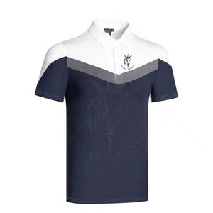T-shirts polo respirants pour hommes T-shirts polo imprimés avec logo personnalisé T-shirts polo élégants pour hommes - Product Image 1