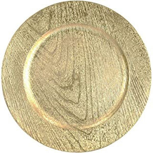 Restaurant de fête de mariage au prix de gros plaques de chargeur en métal en acier inoxydable de haute qualité avec finition dorée - Product Image 2