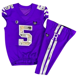 Uniformes de Fútbol Americano Personalizados para Hombres Adultos con Nombres de Equipos Personalizados, Tela Transpirable de Secado Rápido y Antibacteriana - Product Image 3