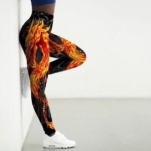 <b>womens</b> <b>legging</b> <b>Women</b> 3D Print Yoga Fitness <b>Leggings</b> High Waisted Skinny Cartoon Sport Running Pants Gym Clothes - Product Image 2