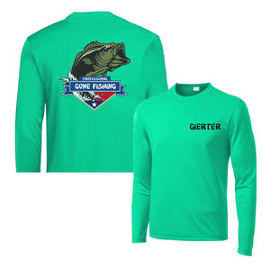 Camisa de pesca de poliéster para hombre con secado rápido y protección solar personalizada de talla grande ropa de pesca impermeable ropa de pesca - Product Image 6