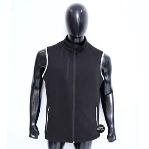 Chaleco con cremallera completa de rendimiento, forro polar personalizado, transpirable, de alta calidad, ligero, a la moda, sin mangas, elegante, chalecos y chalecos para hombres - Product Image 1