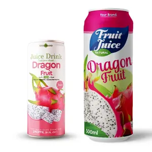 Custom Formula 330ml Beverage Dragon Fruit Juice Exotic Drink From Vietnam