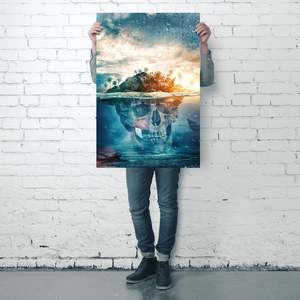 Modern Style Hidden Depths Paper <b>Poster</b> for Wall Use - Product Image 4