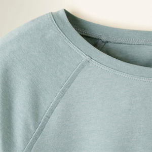 Camiseta de manga larga, ropa deportiva ajustada con chorro de arena de manga larga sexy para mujer - Product Image 3