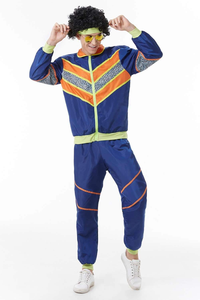 Vestes pour hommes de qualité personnalisée, streetwear, coupe-vent, survêtement, fermeture éclair sur le devant, blocs de couleur, bordures élastiques, vestes 100% nylon - Product Image 6