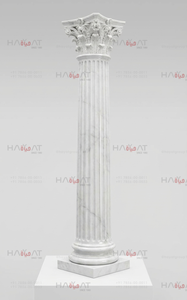 Colonne de pilier romain en marbre de style corinthien - Product Image 3