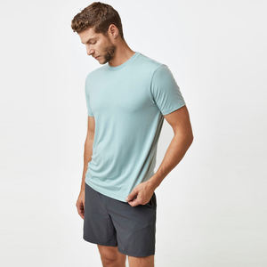 เสื้อยืดผ้าฝ้าย 100% ระบายอากาศได้ดี เป็นมิตรกับสิ่งแวดล้อม ดีไซน์เรียบง่าย ปรับแต่งได้ คุณภาพสูง เสื้อผ้าขายส่ง แบรนด์สั่งทำ ผ้าถัก - Product Image 4