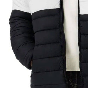 Venta al por mayor personalizada chaqueta de invierno de los hombres de cuello alto impermeable acolchado burbuja acolchado al aire libre Puffer tela personalizada - Product Image 3