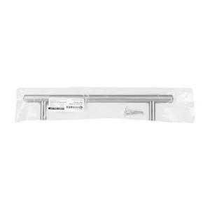 Hermex 160mm Caja de 12 cilindros de acero Línea de níquel Tiradores y perillas de puertas para armarios de dormitorio Tocador Armarios - Product Image 4