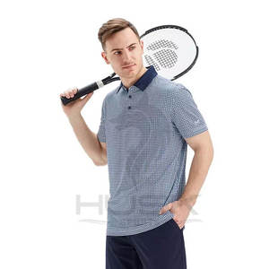 Outstanding Air Dry Summer Perform Golf Shirts Hombres Cómodo Transpirable Poliéster Polo Hombres - Product Image 4
