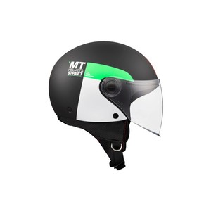 Casco de Seguridad MT Helmets Street S Inboard D6, Urbano, Unisex, Negro Mate, Material PC ABS, Talla M/L, Nuevo en Caja - Product Image 1