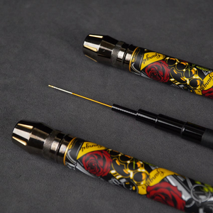 Caña de Pescar BlackGun de Fibra de Carbono Ultraligera y Súper Resistente de 1.8/2.1/2.4 m, 7 Secciones, 45 cm Plegable, Acción Rápida, para Pesca de Camarones - Product Image 1