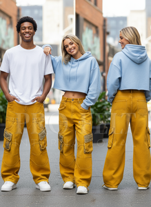 Oversized Y2K Grunge Streetwear <b>Jeans</b> with Front Zip Fly <b>Men</b> Clothing Vintage Washed Stacked Denim <b>Jeans</b> Pants For <b>Men</b> Women - Product Image 6