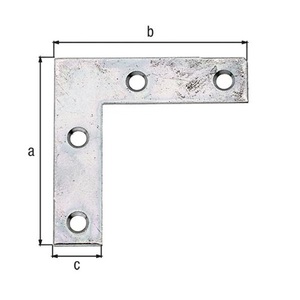 Mbelwinkel L.40x40mm B.10mm S.1,25mm STA-VPE 100 <b>Brackets</b> Product Category - Product Image 3
