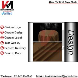 Chemises polo tactiques pour hommes à manches courtes et longues, t-shirts cargo de performance pour l'extérieur, randonnée, camping, vêtements de travail - Product Image 5