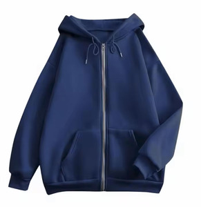 Sweats à capuche zippés grande taille pour femmes Sweat à capuche zippé OEM de haute qualité pour femmes Vêtements décontractés Sweats à capuche en coton polaire - Product Image 3