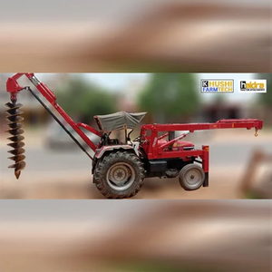 Hochleistungs-Traktormast-Montage maschine mit Hinterlader-Entlade ausrüstung mit Pumpen-und Getriebe kern komponenten - Product Image 4