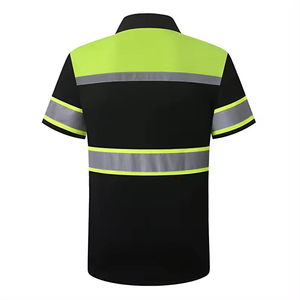 OEM de alta calidad al por mayor reflectante de seguridad Polo camisas Hi Viz fabricante construcción camisas de seguridad hombres Polo - Product Image 3