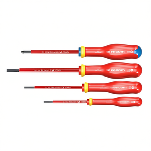 Jeu de tournevis isolés Facom Protwist 1000V pour vis à fente, 4 pièces, série V, pinces à mâchoires Vise Grip - Product Image 2