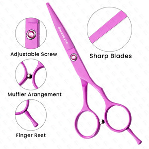 Ciseaux de coiffure en acier inoxydable pour barbier, fournisseur en gros d'instruments de barbier par Bahasa - Product Image 4