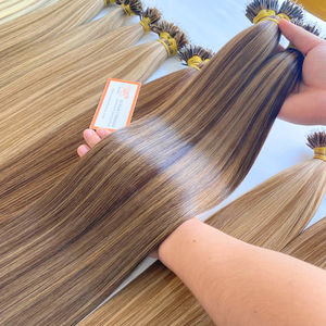 Extensiones de Cabello Humano Vietnamita 100% Remy 12a, Trama Doble a Máquina, Punta Nano, Súper Suave y Sedoso, Todos los Colores Disponibles - Product Image 1