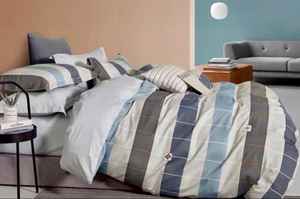 Sábana de cama king/cubierta de colchón/para hotel, venta al por mayor, 100% algodón, edredón estampado de mármol moderno de lujo, Sábana - Product Image 4